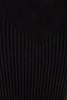 Black Viscose Blend Mini Dress