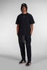 T-shirt In Black Cotton