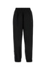 Black Polyester Blend Joggers