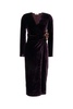 Purple Velvet Dress