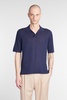 Polo In Blue Cotton