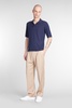 Polo In Blue Cotton