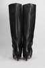 High Heels Boots In Black Leather