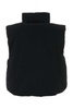 Black polyester blend down jacket