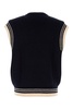 Midnight Blue Wool Vest
