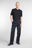 Polo In Black Cotton