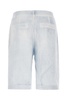 Pastel Light Blue Hemp Bermuda Shorts