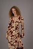 Amy In Flowered Burgundy Viscose
