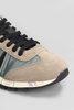 Lucy Sneakers In Taupe Suede And Fabric