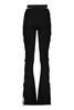 Flared Viscose Trousers