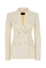Ivory Stretch Gabardine Blazer