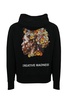 Cotton Hoodie With Creative Madness Print