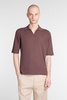 Polo In Brown Cotton