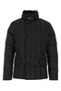 Black Polyester Siro Down Jacket