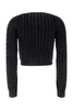 Slate Stretch Cotton Blend Cardigan