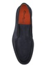 Navy Blue Suede Loafers