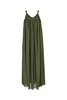 Military Green Polyester Dress