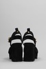 Melany Sandals In Black Suede