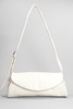 Cannolo Grande Shoulder Bag In White Leather