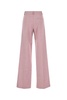 Pink Stretch Polyester Blend Palazzo Pant