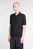 Polo In Black Cotton
