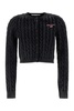 Slate Stretch Cotton Blend Cardigan