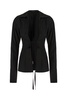 Black Cotton Linsey Blouse