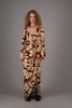Amy In Flowered Burgundy Viscose