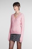Mohair Knit V-neck Jumper