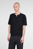 T-shirt In Black Cotton