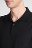 Polo In Black Cotton