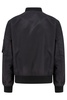 Black Nylon Bomber Jacket