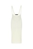 Ivory Stretch Viscose Blend Skirt