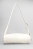 Cannolo Grande Shoulder Bag In White Leather