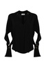 Blouse With Georgette Scarf