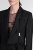 Disa Blazer In Black Viscose