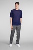 T-shirt In Blue Cotton