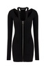 Black Stretch Viscose Blend Dress