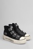 Rainbow Sneakers In Black Leather