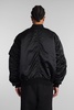 Ma-1 Uv Bomber In Black Nylon