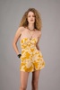 Guia In Flowered Ochre Cotton