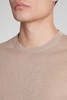T-shirt In Beige Linen