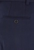 Navy Blue Stretch Cotton Pants