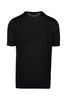 Black Cotton And Silk T-shirt
