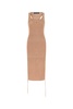 Biscuit In Stretch Mesh Dress
