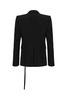 Black Viscose Blend Blazer
