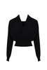 Crossover Sweater In Technical Nylon