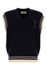 Midnight Blue Wool Vest