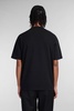 T-shirt In Black Cotton