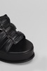 Mina Sandals In Black Leather